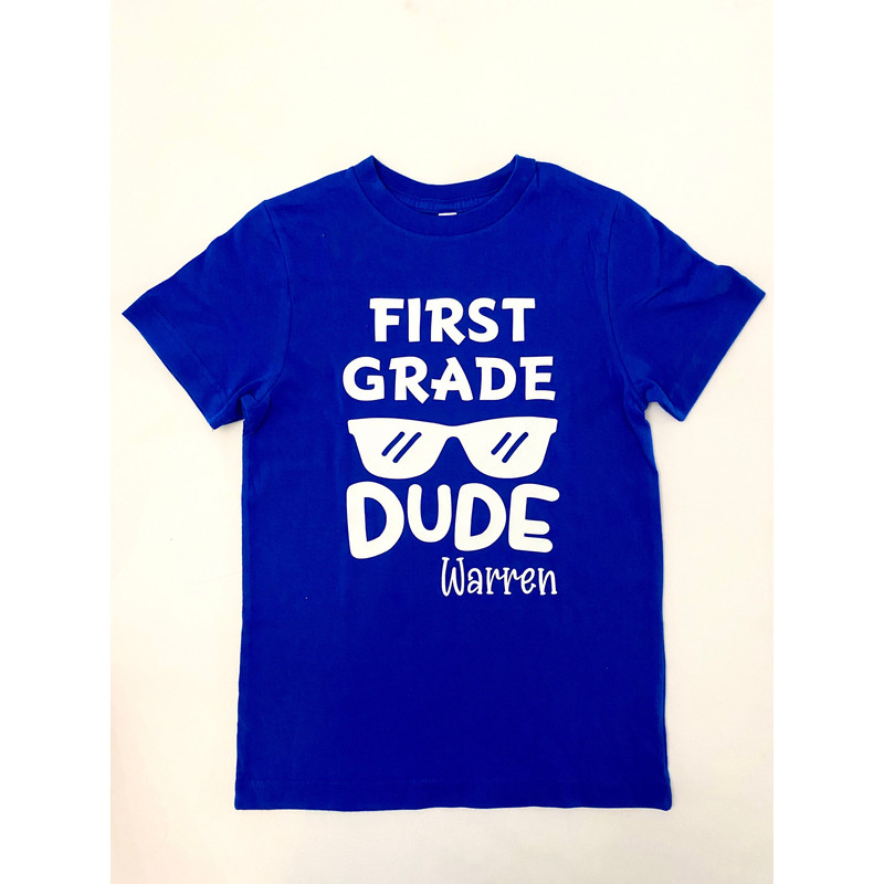 Kindergarten Dude, Boys Kindergarten Shirt, Boys Back to School Shirt, First Day of Kindergarten Shirt, Personalized - 7.jpg