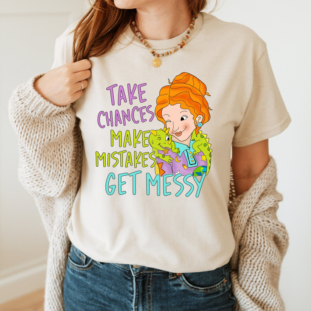Take Chances Make Mistakes Get Messy T-shirt, Teacher T-shirt, Field Trip Anyone, School Bus Shirt, Best Teacher Tee, Gift for Teacher - 2.jpg
