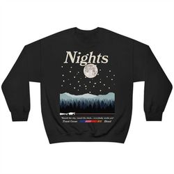 frank ocean blond nights sweatshirt | blond album | blonded | music gift | cool gift ideas | trends exclusive