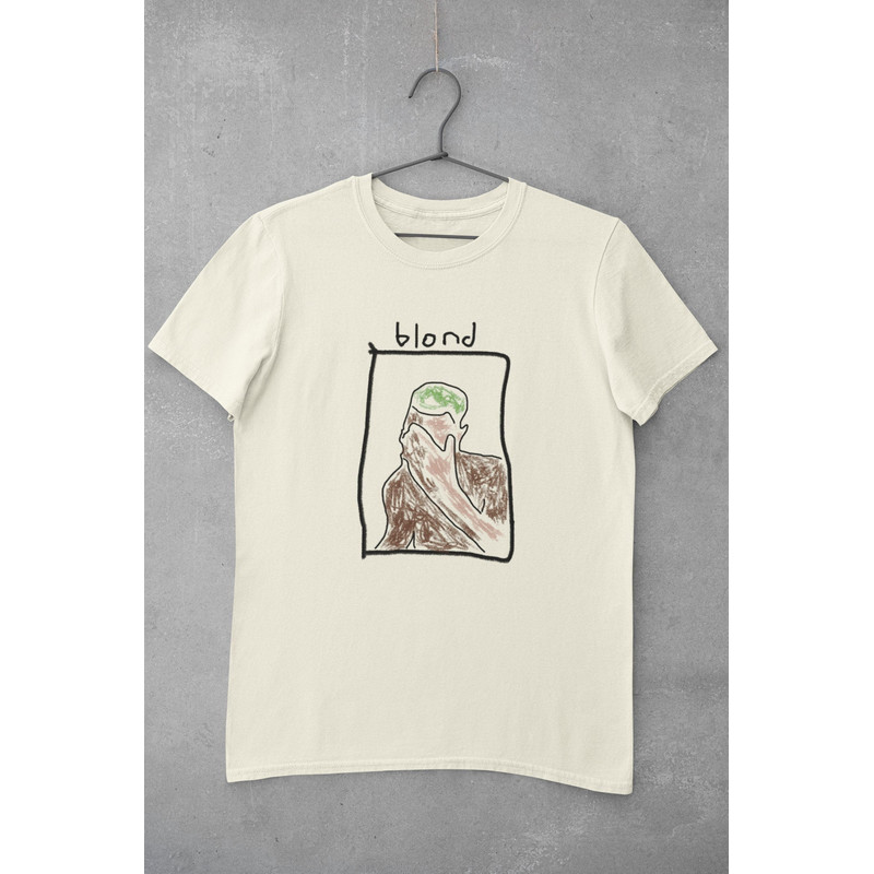 Blond Hand Drawn Album Cover Shirt shirt, frank ocean shirt, blonde shirt, blond crewneck, frank ocean merch, channel orange shirt - 1.jpg