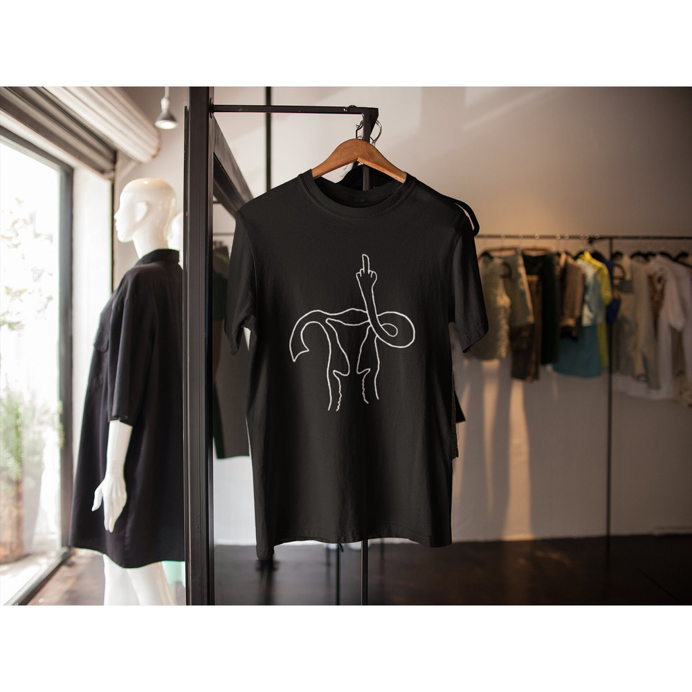 Uterus Middle Finger Shirt, Body Positivity Shirt, Feminist Shirt, Woman Up Shirt, Girl Power Shirt, Smash the Patriarchy Shirt, feminism - 2.jpg