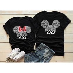 2023 Matching Family Disney Vacation Shirts, Disney Family Shirts, Matching Disney Shirts, Custom Disney Shirts, Mickey