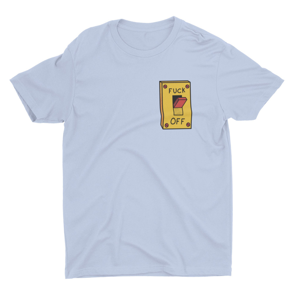 Fuck Off Switch, Funny Shirt, Profanity Tshirt, Joke Shirt, Streetwear, Graphic Tee, Retro Shirt, Offensive Shirt, Funny Clothing, Satire - 2.jpg