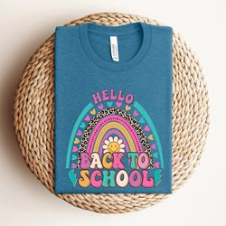 Hello Back To School Shirt, Teacher Shirt, First Day Of School Shirt, Back To School Shirt, Teacher Tee, Teacher Apparel