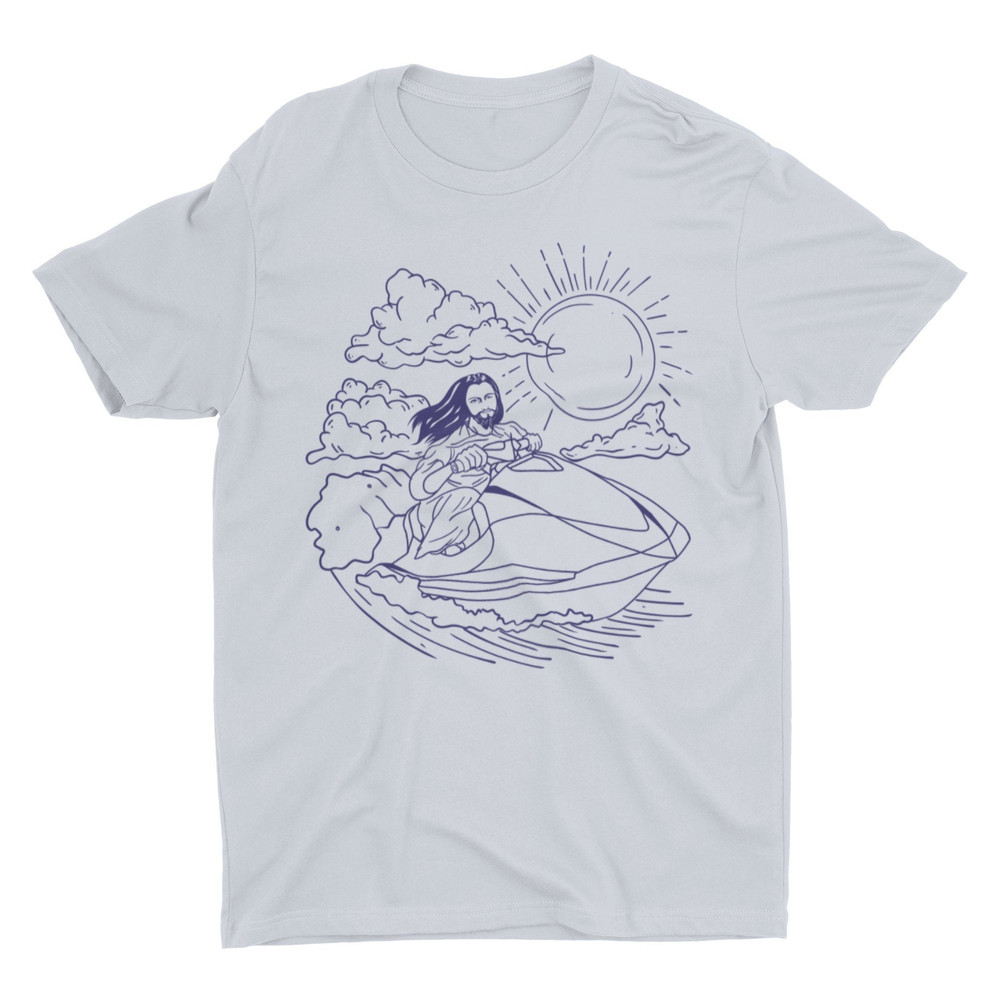 Jesus Riding Jet Ski T Shirt, Funny Shirt, Cool Shirt, Offensive Shirt, Novelty Shirt, 90s Graphic Tee, Funny Jesus T Shirt, Funny Christian - 1.jpg