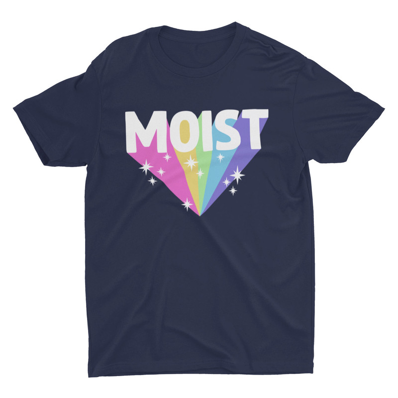 Moist, Meme Shirt, Funny Tshirt, Weird Shirt, Funny Shirt, Cringe Shirt, Ironic Rainbow Shirt, Cool Graphic Tee - 2.jpg