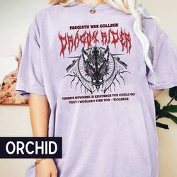 fourth wing comfort colors shirt, basgiath war college tee, spicy booktok, dragon rider violet sorrengail xaden riorson