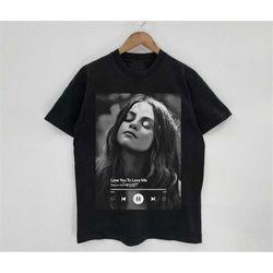 selena lose you to love me shirt, selena black and white t-shirt, selena shirt, music singer shirt, gift for fan, vintag