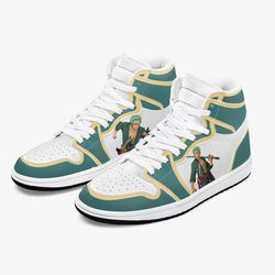 one piece zoro jd1 shoes, one piece zoro jordan 1 shoes