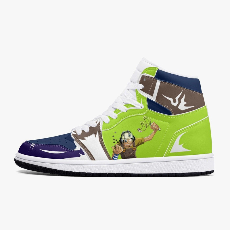 One Piece Usopp JD1 Shoes, One Piece Usopp ordan 1 Shoes