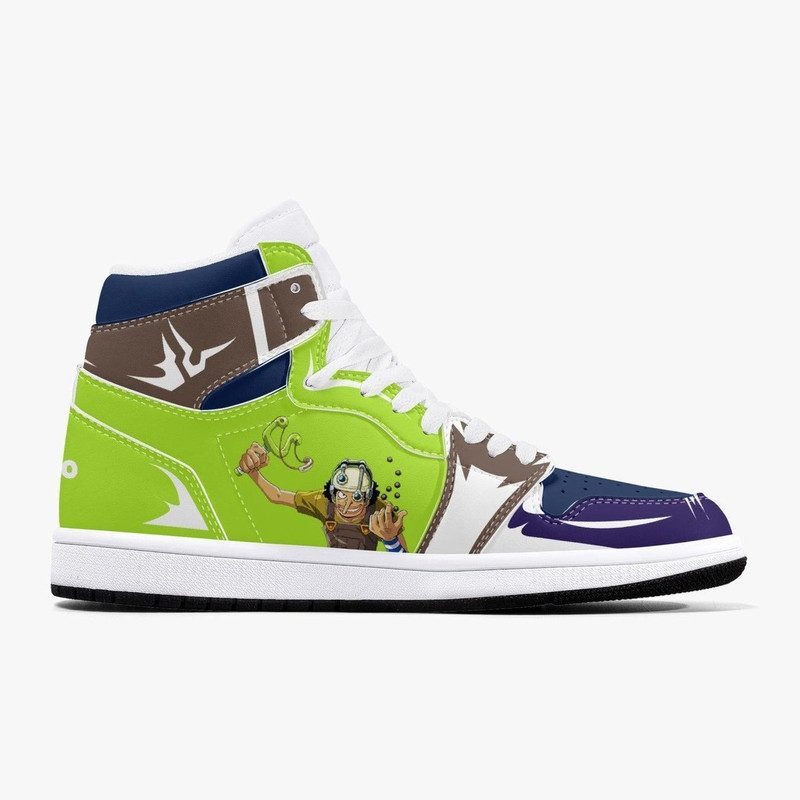One Piece Usopp JD1 Shoes, One Piece Usopp ordan 1 Shoes