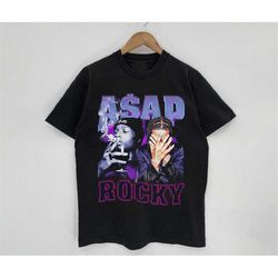 rapper asap vintage shirt, asap black t-shirt, asap graphic unisex shirt, music singer rapper hiphop shirt, gift for fan
