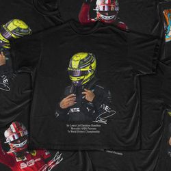 lewis hamilton shirt  ham 44 helmet   90s vintage