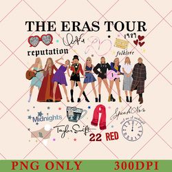 taylor the eras tour 2023 png, tour 2023 png, swiftie png, swiftie merch, midnights concert png, retro the eras tour png