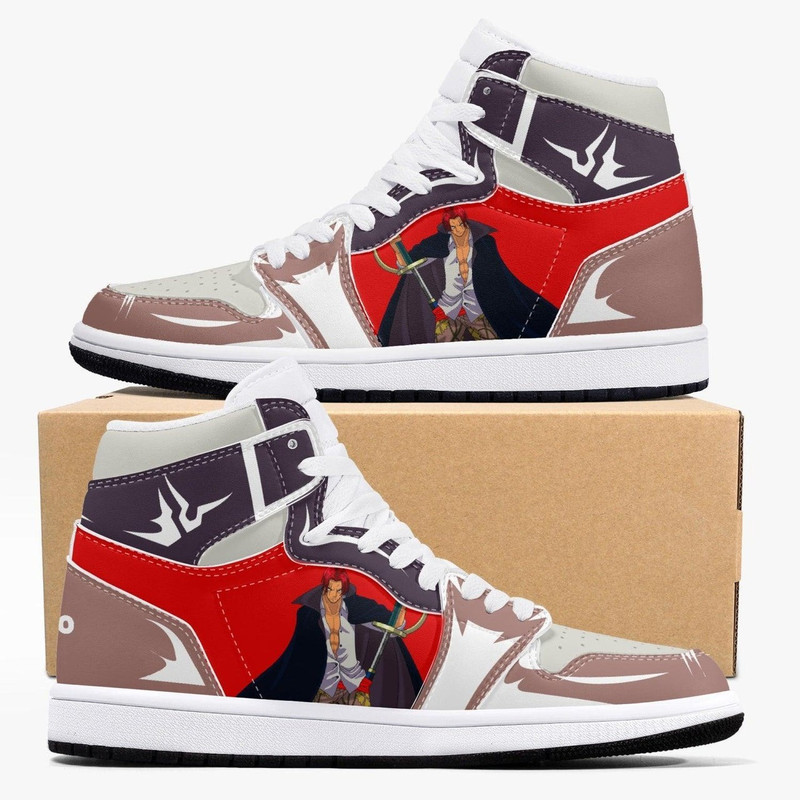 One Piece Shanks JD1 Shoes, One Piece Shanks Jordan 1 Shoes
