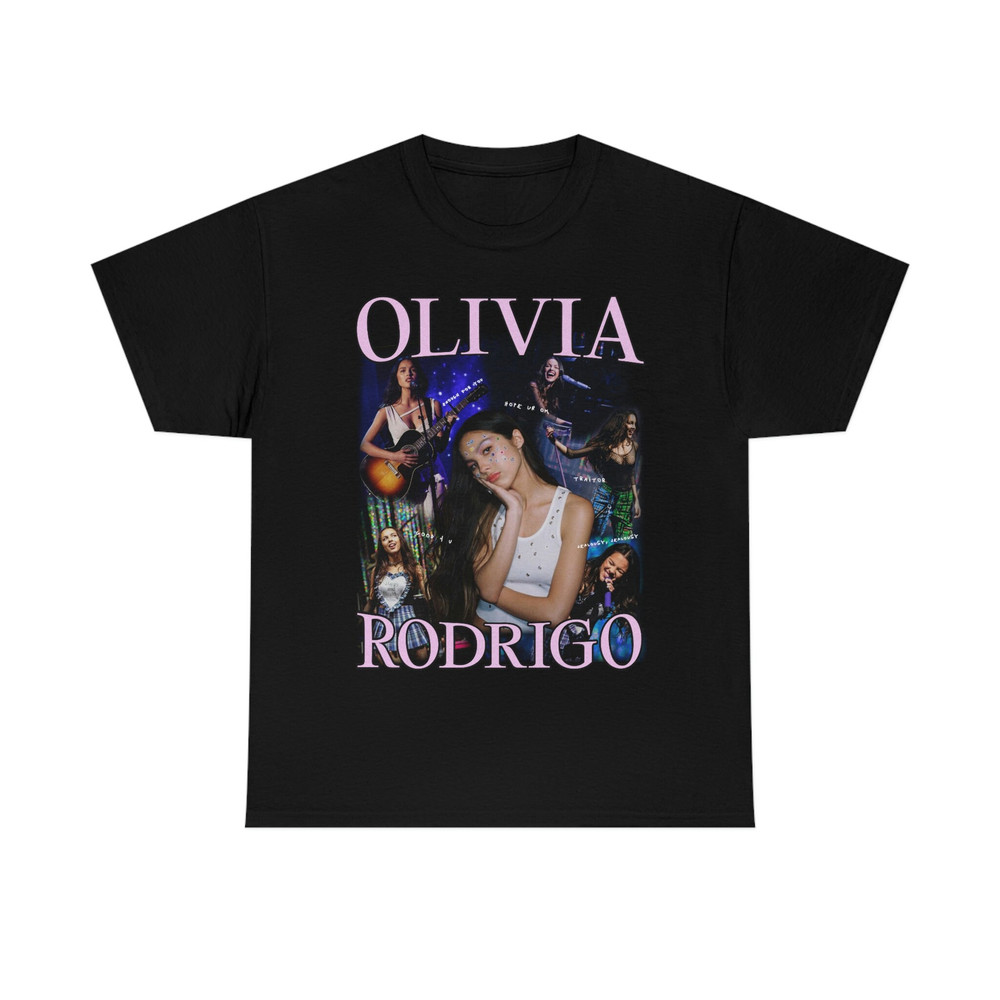 Vintage Olivia Rodrigo Shirt 90s Retro Hip Hop Bootleg Shirt Sour Good 4 U Lyrics Shirt Concert Unisex Heavy Cotton Tee - 3.jpg