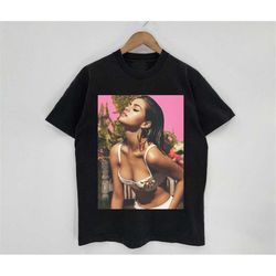 selena sexy vintage shirt, selena photoshoot bootleg 90s black t-shirt, selena shirt, music singer shirt, gift for fan,