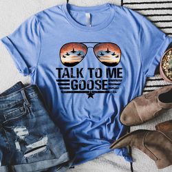 talk to me goose top gun t-shirt