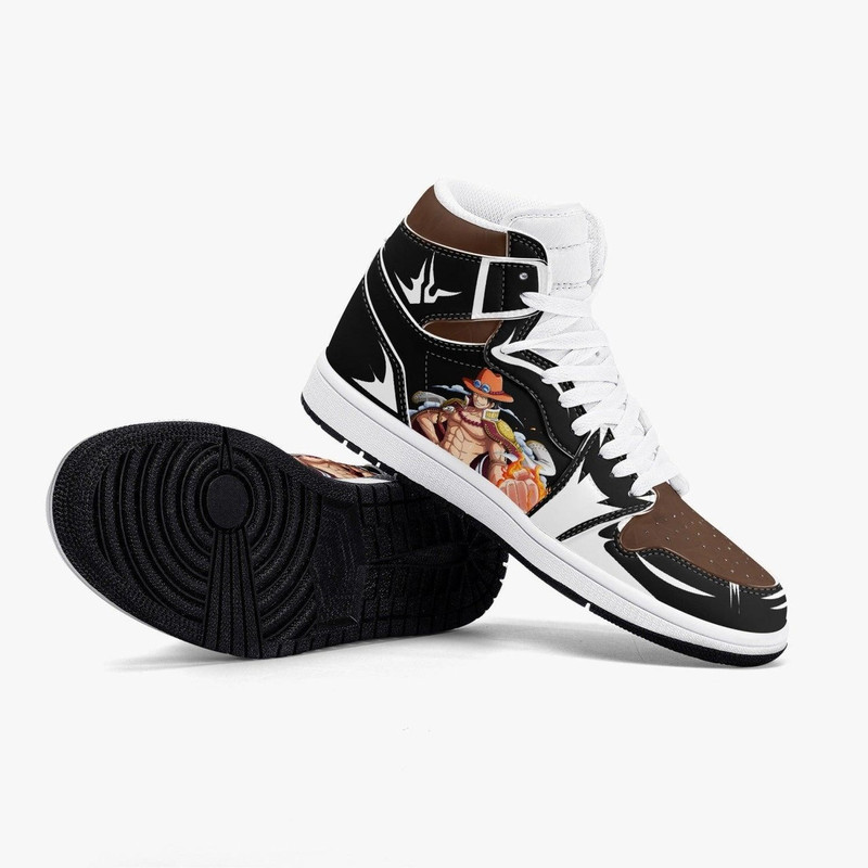 One Piece Portgas D. Ace JD1 Shoes, One Piece Portgas D. Ace Jordan 1 Shoes