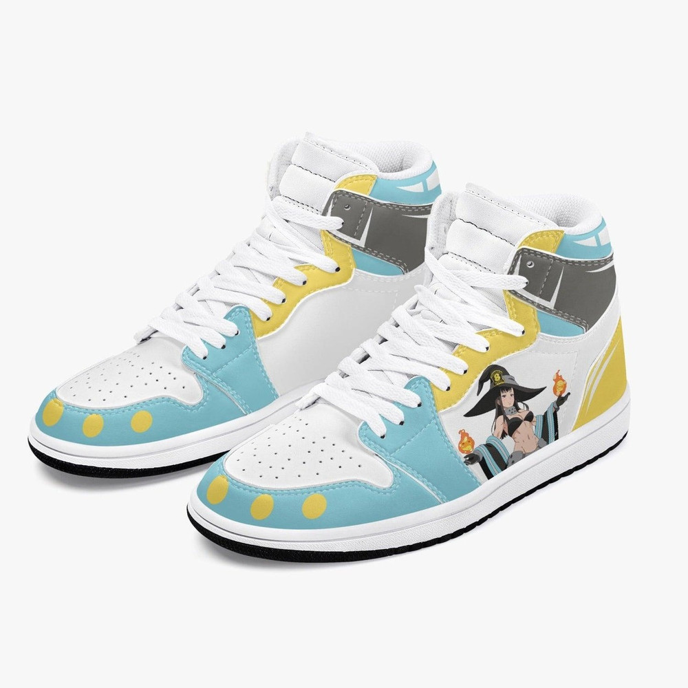 Fire Force Maki JD1 Shoes, Fire Force Maki Jordan 1 Shoes