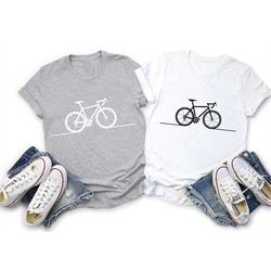 minimalistic bicycle shirt, bicycle shirt ,gift for bike ride, good times shirt, cycologist shirt