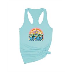 groovy mama tanktop, women's tank top, mother's day tank tops, gift for her, gift for mother's day, gift for mom, tankto
