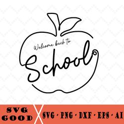welcome back to school funny teacher students gift school day svg, png