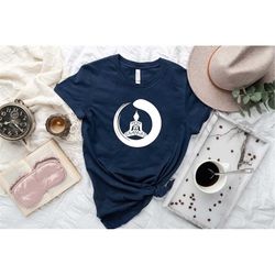 Buddha T Shirt, Cool Buddha Shirts, Buddha Statue, Buddhist Shirt, Yoga Shirts for Mens Womens Kids, Namaste Shirt, Wisd