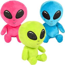 Unique Alien Shape Plush Stuffed Stocking Stuffer Toys for Kids & Adults- Assorted Pack Of 1