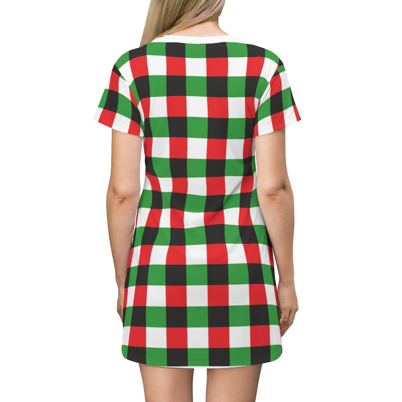 Christmas All Over Print T-Shirt Dress - 4.jpg