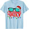 Christmas In July Santa Hat Sunglasses Summer Celebration T-Shirt - 41699 - 2.jpg