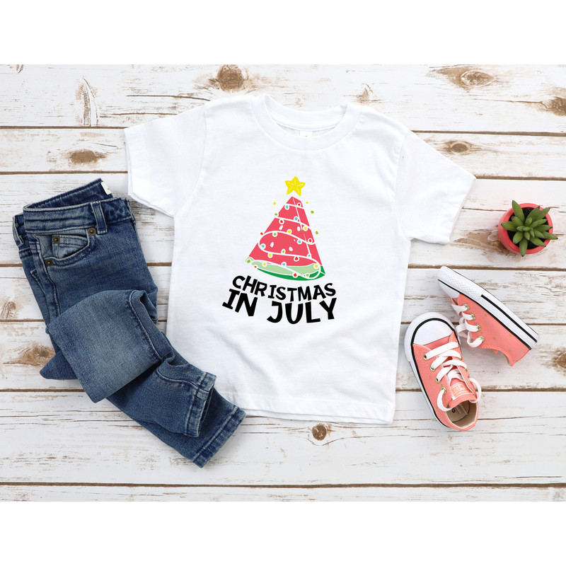 Christmas In July Shirt, Watermelon Christmas Shirt, Xmas In July, Watermelon Shirt, Christmas Shirt, Xmas In Summer, Xmas Tree - 6.jpg