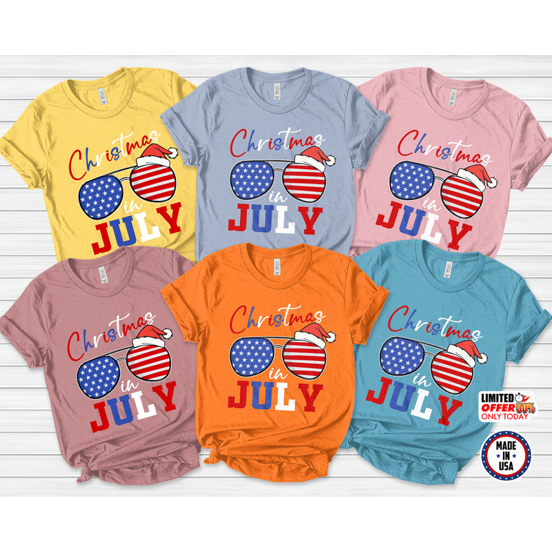 Christmas in July Shirt,Summer Christmas Shirt, Santa Hat, Tropical Christmas, Christmas Shirt, Funny Christmas, July Christmas T-19062306 - 2.jpg