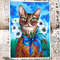 01 Small oil painting -Summer bouquet! 5.3 -7.2 in (13.5 - 19 cm)..jpg