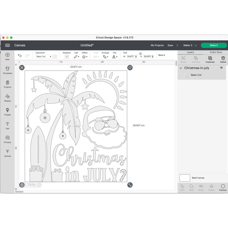 Christmas in July SVG, Summer Christmas SVG, Tropical Christmas SVG, Summer vacation svg - 7.jpg
