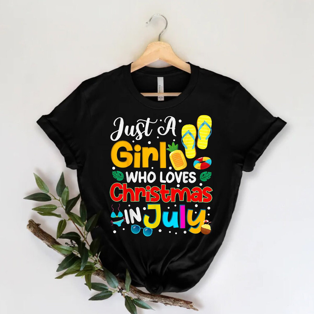 Christmas in July Tshirt,Retro Santa Claus Shirt,Tropical Christmas in July Tee,Summer Christmas Gift for Family Friends,Funny Santa T-shirt - 2.jpg