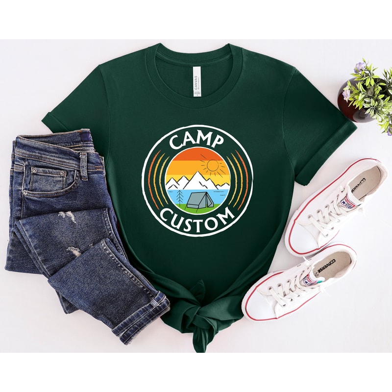 Custom Camp Shirt, Personalized Name Camper Shirt, Camping Crew Shirt, Camp Matching Shirt, Camp Custom Shirt, Camping Family Trip Shirt - 2.jpg