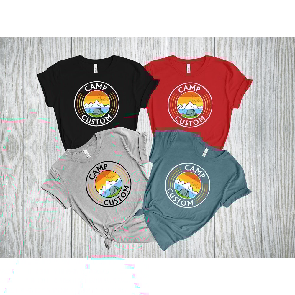 Custom Camp Shirt, Personalized Name Camper Shirt, Camping Crew Shirt, Camp Matching Shirt, Camp Custom Shirt, Camping Family Trip Shirt - 5.jpg