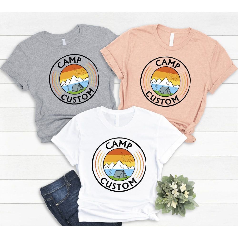 Custom Camp Shirt, Personalized Name Camper Shirt, Camping Crew Shirt, Camp Matching Shirt, Camp Custom Shirt, Camping Family Trip Shirt - 6.jpg