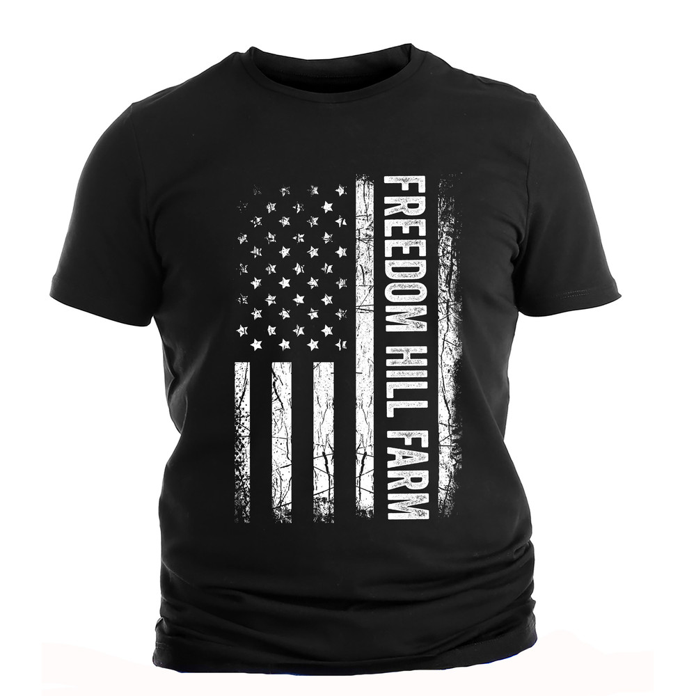 Custom Made Shirt USA Flag Patriotic Personalized T-shirt Your Own Printed Text Christmas Patriotic Gift Fathers Day Gift - 6.jpg