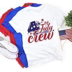 family 4th of july, fourth of july crew, independence day, 4th of july crew, family matching shirt, patriotic t-shirt