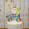 Merry Birthday Custom Cake Topper Choose Your CharactersSaying, Surfing Santa Birthday Ideas, Christmas in July Theme  Fully Assembled - 7.jpg