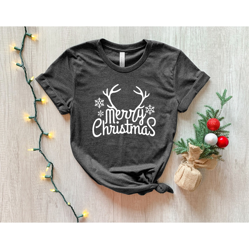 Merry Christmas Reindeer Shirt, Reindeer Shirt, Christmas Family Shirt, Christmas Shirt, Merry Christmas Shirt, Christmas Gift - 2.jpg