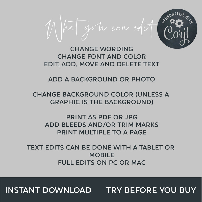 Tropical Christmas Gift Tag Template, Printable Summer Holiday Party Favor Tag, Warmest Wishes Tag, Beach Christmas Tags, Instant Download - 9.jpg