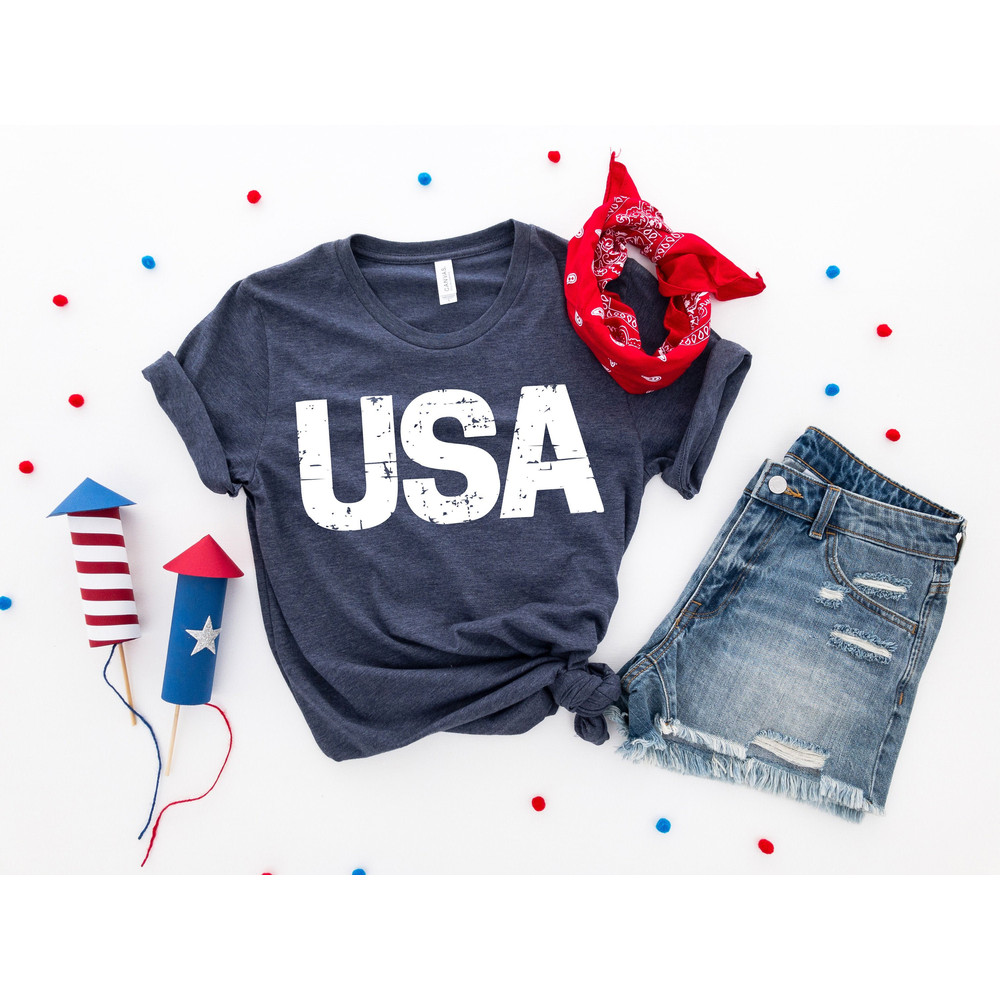 USA T-shirt, American Shirts, 4th of July Gifts, Fourth of July Apparel, 4th of July Outfits, USA Shirts, 4th of July Family Shirts - 1.jpg