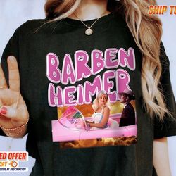 oppenheimer movie 2023 shirt, barbieheimer active shirt, barbie shirt, christopher nolan margot robbie shirt, barbie mov