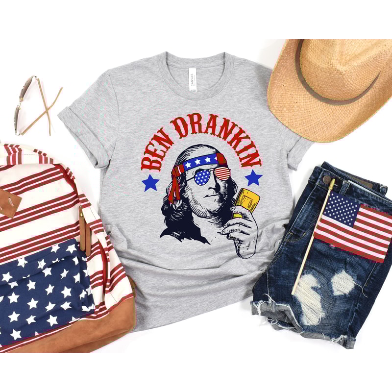 Ben Drankin Funny Fourth of July Shirt, 4th Of July Shirt, Funny Fourth of July Shirt, Patriotic Shirt, Merica Shirt, Ben Drankin Shirt - 2.jpg