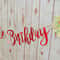 Merry Birthday Banner Customize the CharactersSaying, Christmas in July Party Supplies, Surfing Santa Birthday Ideas Fully Assembled - 7.jpg