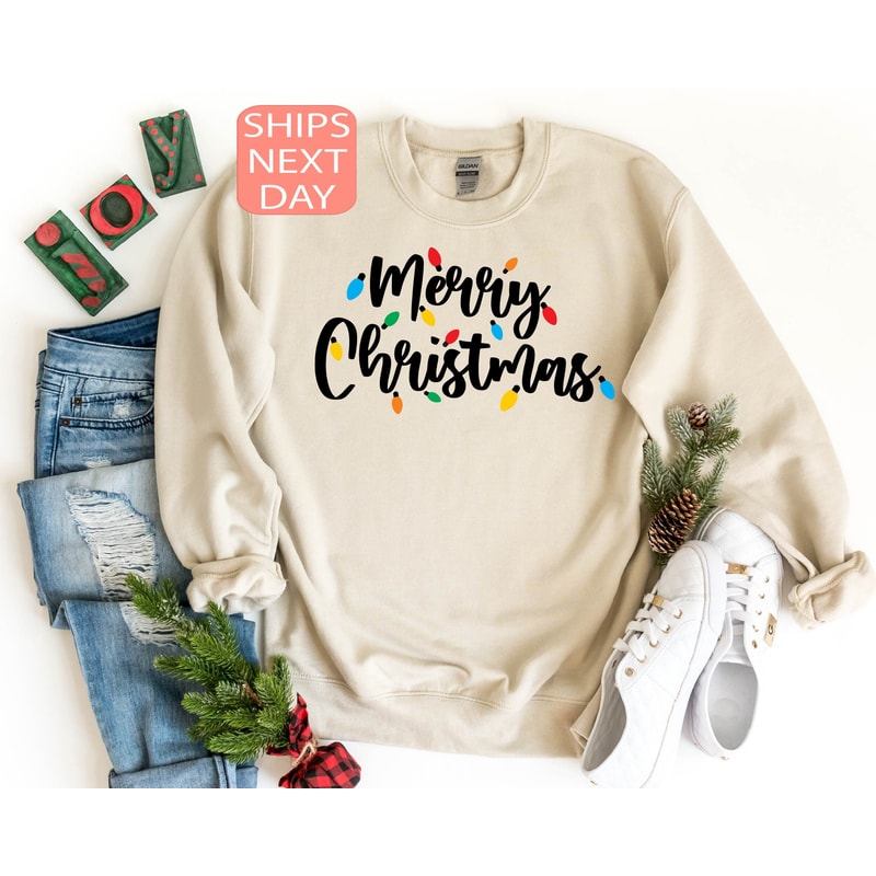 Merry Christmas Shirt, Christmas Lights Shirt, Christmas Lights T-Shirt, Christmas Shirt, Merry Christmas Shirt, Christmas Gift - 5.jpg