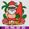 Santa Christmas In July Svg, Summer Vibes, Beach Vacation, Holiday Svg, Tropical Svg, Svg, Png Files For Cricut Sublimation - 1.jpg